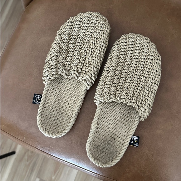 Nomadic State of Mind Slippa Camel Tan Rope Sandals - Picture 2 of 3